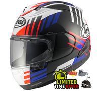 Arai RX-7V Evo Rea SB3 - Free Dark Visor OR Pod Bag - Motorcycle Motorbike Helme
