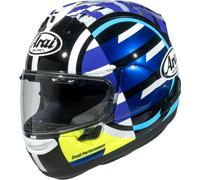 Arai RX-7V Evo Spectre, full face helmet L Purple/Turquoise/Dark Blue/Yellow