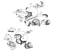 Arai Tour-x4 Helmet Air Vent Kit