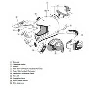 Arai Tour-x4 Helmet Sideplates