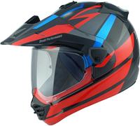 Arai Tour-X5 Africa Twin Motocross Helmet, red-blue, size M for Men