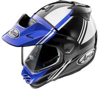 Arai Tour-X5 Cosmic Motocross Helmet, black-white-blue, size M for Men