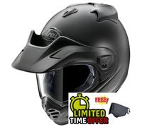 Arai Tour-X5 Frost Black - Free Dark Visor Motorcycle Motorbike Helmet