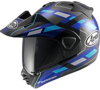 Arai TOUR-X5 Match Enduro Helmet, black-white-blue, size L for Men