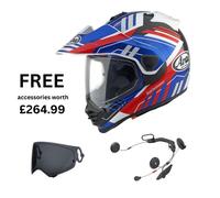 Arai Tour X5 Motorcycle Motorbike Helmet Trail Helmet- Blue