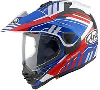 Arai Tour-X5 Trail Motocross Helmet, white-red-blue, size M for Men