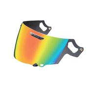 Arai VAS V Max Vision Visor Mirror Red With Brow Vent For Motorcycle Helmets