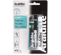 Araldite Crystal Clear Ceramic Glass Jewellery Porcelain Epoxy Glue Adhesive