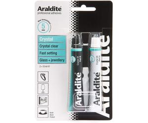 Araldite Crystal Clear Ceramic Glass Jewellery Porcelain Epoxy Glue Adhesive