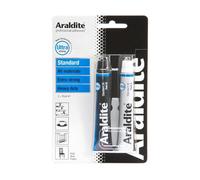 Araldite Standard Epoxy Adhesive Twin Tube 2 X 15Ml (12 Packs) - Strong 2-Part Multipurpose Glue For Metal, Wood, Ceramic & Diy
