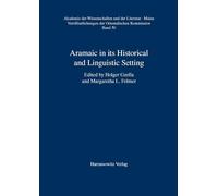 Aramaic in Its Historical and Linguistic Setting: 50 (Vereoffentlichungen Der Orientalischen Kommission)
