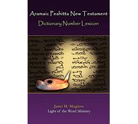 Aramaic Peshitta New Testament Dictionary Number Lexicon