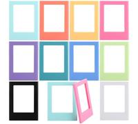 Aramanara 20 Pcs Magnetic Photo Frame for Fridge, Mini Magnet Picture Frame, 3.5x2.5in Plastic Magnetic Picture Holder for School Office Home Decor(10 Colors)