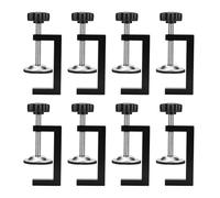 Aramanara 8 Pcs Adjustable G Clamps for Woodwork, Mini Screw Clamps, Universal Table Clamps for Carpentry DIY Projects, Mini Bar Clamp Mounting Welding Crafts