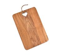 Arambh Acacia Wood Cutting & Serving Board - Handcrafted, Naturally Finished, Hole Design | Elegant Kitchen Board for Fruits, Cheese & Bread (38.1cm x 25.4cm x 1.90cm)