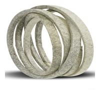 Aramid Riding Mower Deck Belt for 109-3661, Fits Serial No. 670,000+, Compatible with For TimeCutter For MX 6050, Heavy Duty Replacement Part for 52(gray)