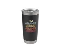 Aramis Name Aramis Personalized Name First Given Stainless Steel Insulated Tumbler