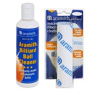 Aramith Bundle of 2 Items Billiard Ball Cleaner & Aramith Microfibre Cloth