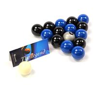 Aramith EXCLUSIVE Premier SILVER 8 BALL Edition BLACK & BLUE Pool Balls