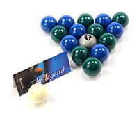 Aramith EXCLUSIVE Premier SILVER 8 BALL Edition GREEN & BLUE Pool Balls