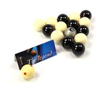 Aramith EXCLUSIVE SILVER 8 BALL Edition BLACK & WHITE Pool Balls - PRO CUP Cue Ball