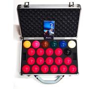 ARAMITH PREMIER 2 1/16" FULL SIZE SNOOKER BALLS WITH ALUMINIUM CARRYING CASE**