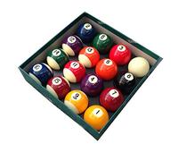 Aramith Premier Spots & Stripes 2-Inch Pool Balls with 1 7/8" White Cue Ball