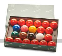 Aramith Standard Full-size Snooker Balls (2 and 1/16 inch, 52.5mm, with 15 reds)