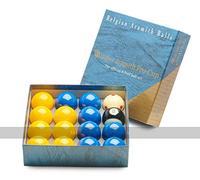 Aramith Super Pro Cup League Pool Balls - Blue and Yellow (2 inch with 1 7/8 inch white)
