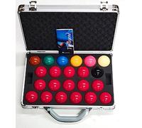 ARAMITH TOURNAMENT 2 1/16" FULL SIZE SNOOKER BALLS WITH ALUMINIUM CARRYING CASE**