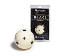 Aramith Tournament Black Billiard Pool Cue Ball 2 1/4" 6 Black Dots in a Blister