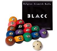 Aramith Tournament Black TV Billiard Pool Ball Set 2 1/4"…