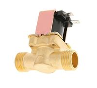 Aramox 1/2 DC 12V Brass Electric Solenoid Valve, Energy Efficient, Long-Lasting Performance, Advanced Control Technology, Premium Brass Construction, Versatile Application Range,