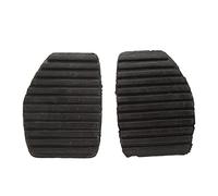 Aramox 1 Pair Clutch Brake Pedal Pads Cover, Rubber Brake Pedal Pads Replacement Compatible with 807 307 1007 406 508 C3