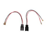 Aramox 1 Pair Door Speaker Wiring Harness, 12V 3A 10W Car Door Speaker Amplifier Connector Wiring Harness Adapter with Plug Replacement for