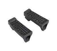 Aramox 1 Pair Motorcycle Front Pedal Footrest Rubber Foot Pegs Fit for YBR 125