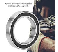 Aramox 10 PCS 6802RS Bearings, Precision Steel Miniature Bearings with Rubber Sealed Design, Ensure Low Noise and Long Service Life, 15mm*24mm*5mm, Ideal for Small Hobby Projects