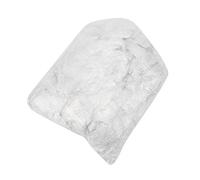 Aramox 100pcs Disposable Plastic Steering Wheel Cover/White Plastic Steering-Wheel Cover Universal Belt Elastic Car Film Auto Interior Accessory Car Steering Wheel Base Dust Cover