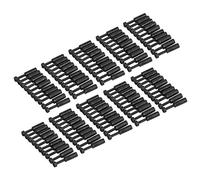 Aramox 100Pcs End Plug Plastic Pneumatic Connector 1 4in PP Tube Fitting Quick Push in Pipe Plug Rotatable Sealed Fit for Line Repair Workshop Use