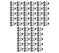 Aramox 100pcs Overlay Cabinet Hinge, 1/2 Inch Black Steel Spring Self Closing Semi Wrap Hinge for Framed Cabinets, Quiet Operation, Includes Mounting Screws