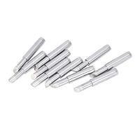 Aramox 10Pcs Lead Free Soldering Iron Tips, Fast Heating Long Life High Temperature, with Brass Material for 900M T 5C Soldering Machines Large Welding Area