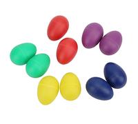 Aramox 10PCS Musical Eggs Percussion Instrument Toy Rhythm Training Tool Plastic Egg Shakers for Kids Early Education with Glossy Surface Compact Size