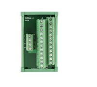 Aramox 12 Position Power Distribution Module, DIN Rail Mount Interface Board with Screw Terminal Block, for 35mm Rails