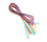 Aramox 12Pcs Afghan Tunisian Crochet Hook Set with Cable ABS Plastic Needles for Complex Projects and Versatile Knitting