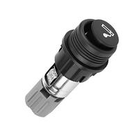 Aramox 12V 120W Recessed Current Lighter Connector Cigarette Lighter Power Plug Socket Outlet Assembly for Auto Car Truck