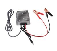 Aramox 12V to 24V Converter DC Step Up Converter 5A Output Aluminum Alloy Casing Overload Protection Plug and Play for Mini Dish Trucks RVs Outdoor Use