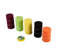 Aramox 16 pcs 2" Car Care polish Polishing pads Pad for drill, Sponge Flat Polishing Buff Pad Set For Air Sander Car m6 Polisher pad Thread-M6X1