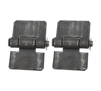 Aramox 2 Pcs Door Butt Hinge 106 X 75 X 5mm, Steel, Grey, Weld On, Trailer, Durable