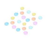 Aramox 20Pcs Cupcake Mould, Silicone Baking Mold Muffin Cups for Cupcake and Pudding, Reusable Flower Shape, Oven Microwave Fridge Use for Baking Desserts and Parties (7-Petal Flower Set 20pcs)