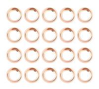 Aramox 20Pcs Engine Oil Drain Plug Washer Crush Gaskets 11026 JA00A, Copper Material for 200SX 240SX 280ZX 300ZX 350Z 370Z